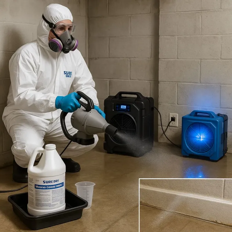 Sanitization and Odor Removal process in Cramerton, NC
